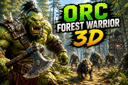 Orc Forest Warrior 3D thumbnail